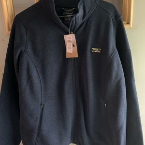LLBean sweater fleece jkt 3XL